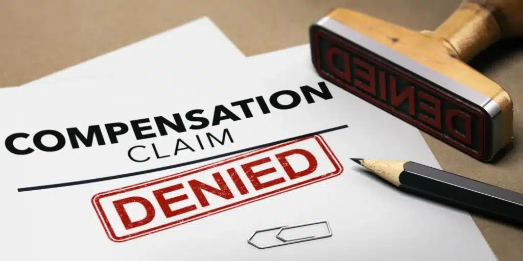 Florida workers' comp claim denied stamp – how to appeal a denied workers' compensation claim