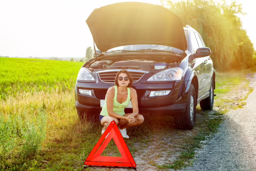 Driver beside accident on roadside – insurance coverage driving someone else's car