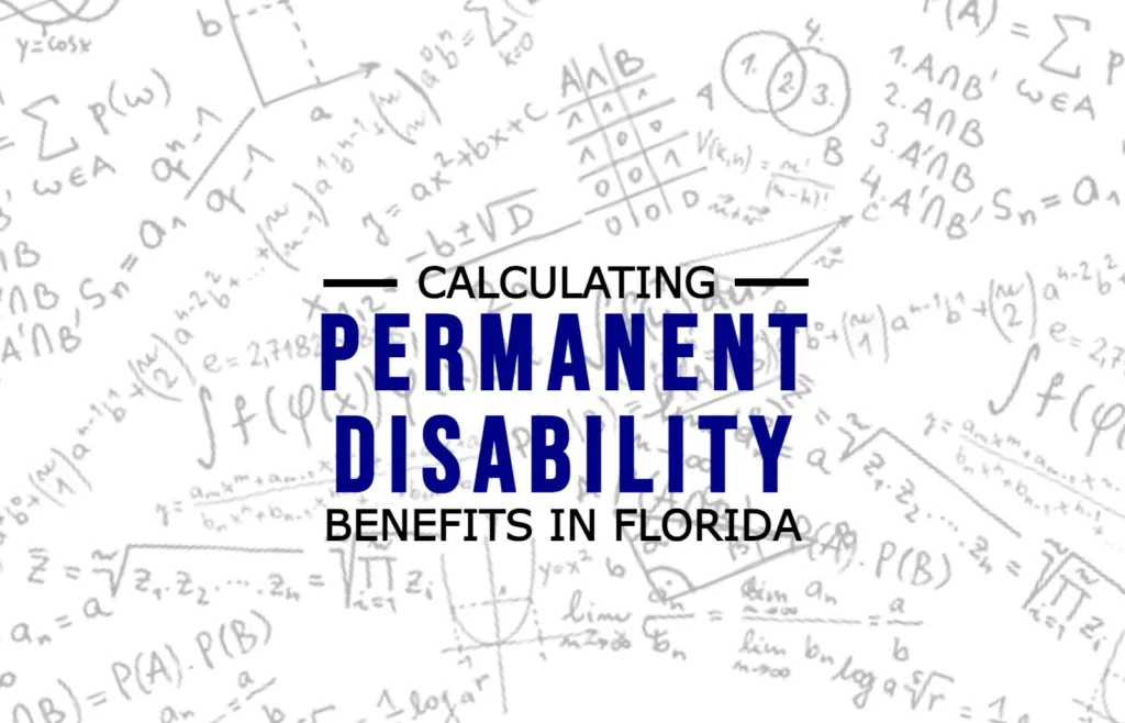 Calculating workers' comp permanent disability benefits in Florida
