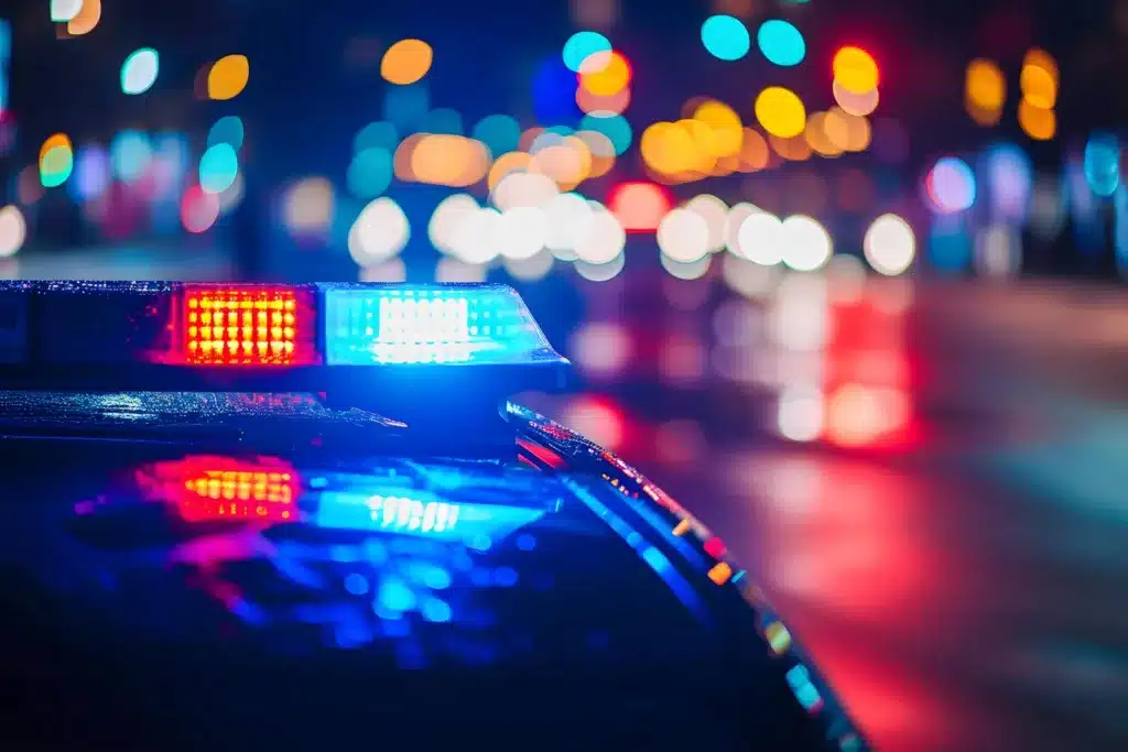 hit by a police car