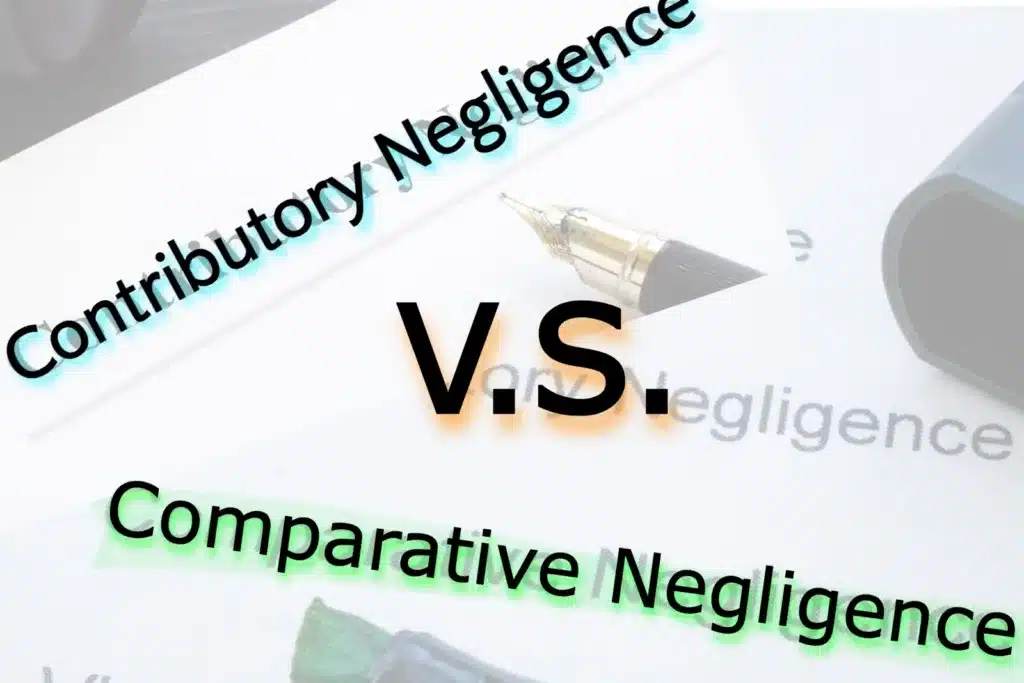 contributory v.s. comparative negligence