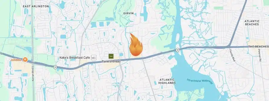 Click to activate map