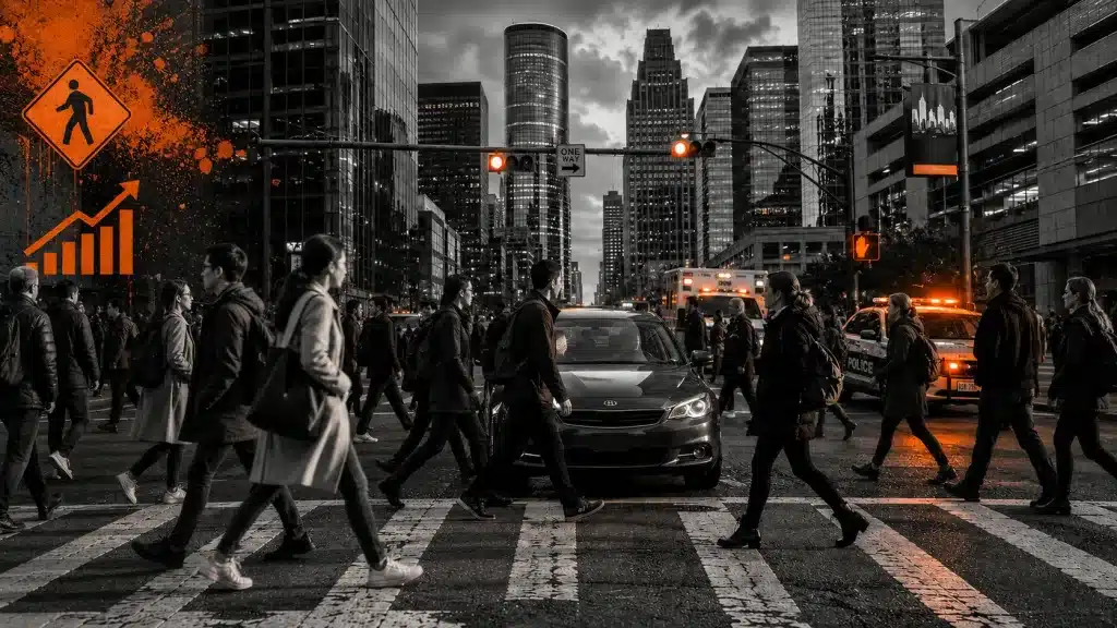 pedestrian accidents on the rise in the us
